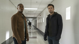 The buddy comedy energy is strong in these new <i>The Falcon And The Winter Soldier </i>clips